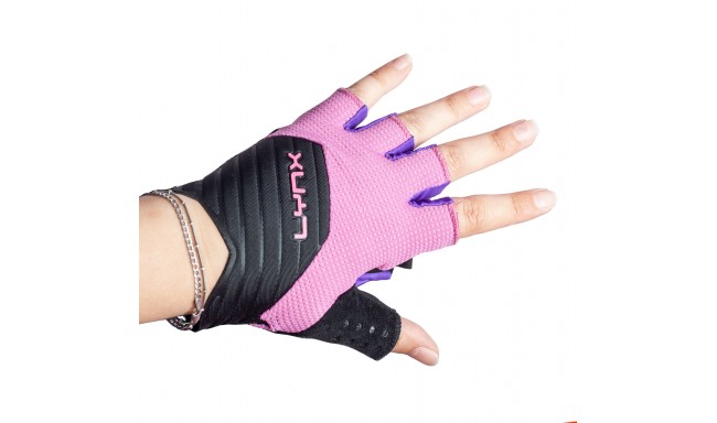 Велорукавички LYNX Expert Pink