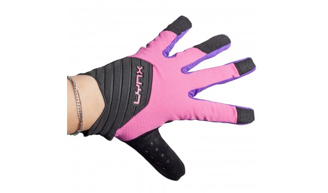 Велорукавички LYNX Expert Long Pink